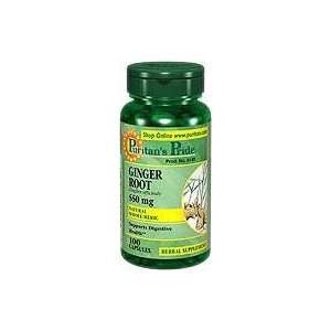 Ginger Root 550 mg 550 mg 200 Capsules