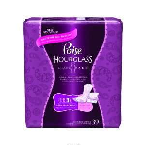   Poise Pads Hourglass Max, (1 CASE, 156 EACH)