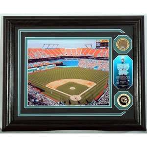 Highland Mint Florida Marlins Dolphin Stadium Photomint With Infield 