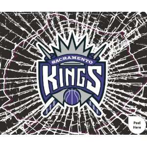  Sacramento Kings Shattered Auto Decal (12 x 10  inch 
