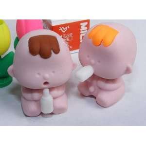  Baby Boy & Girl Japanese Erasers. 2 Pack. By PencilThings 