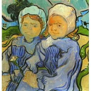    Two Children Vincent van Gogh Hand Painted Art