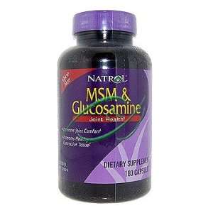  NATROL MSM/Glucosamine 250mg Bonus 90+90 caps Health 