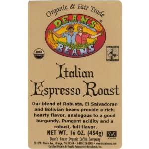  Italian Espresso Roast Coffee   1 lb.