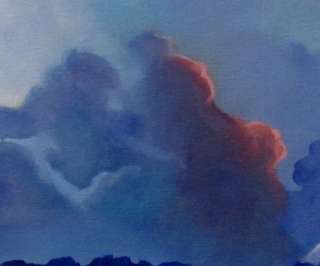   Painting by CES  Marsh Cloudscape SKY Canvas STORM Art EBSQ  