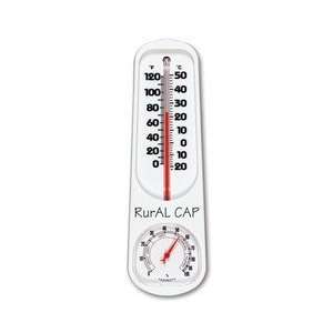 339    Hygrometer /Thermometer   2 5/8 W x 8 5/8 H  
