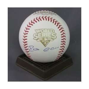   Cano Autographed/Hand Signed 2009 World Series Baseball Yankees