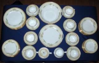52 Piece Hand Painted Noritake China, Svc for 8 +Extras  