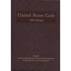  united States Code, 2000, V. 28 Tables Statutes at Large 