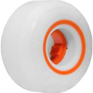   Ricta Speedrings 81b 54mm White Orange Skate Wheels