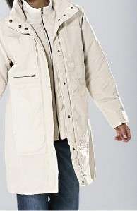 womens winter ivory long hood coat jacket plus size4X  