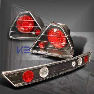 Honda Accord 2Dr Tail Lights Black Altezza Taillights 1998 1999 2000 