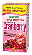   Bounty Triple Strength Natural Cranberry with Vitamin C (60 Softgels