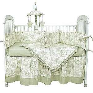  Hoohobbers Etoile Green Crib Bedding   4 Piece Set Baby