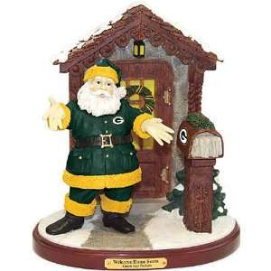  Green Bay Packers Welcome Home Santa Figurine Office 