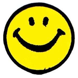  Smiley happy face iron on patch applique 