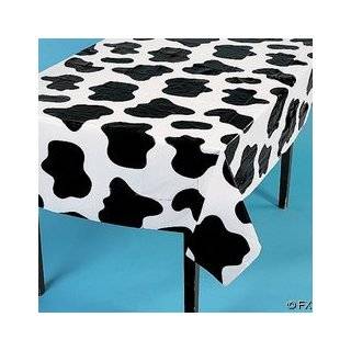  Cow Print Plastic Tablecloth Toys & Games