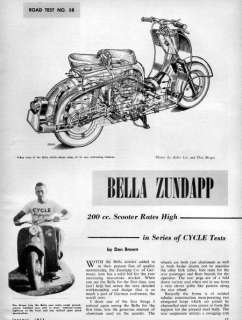 1955 Zundapp Bella Scooter Road Test  