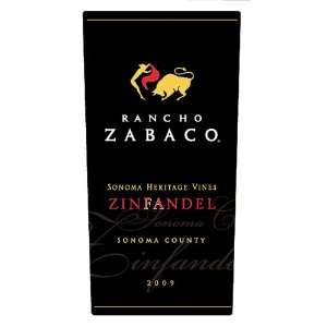  Rancho Zabaco Heritage Vines Zinfandel 2009 Grocery 