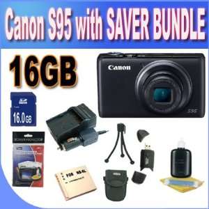  Canon PowerShot S95 10 MP Digital Camera with 3.8x Wide 