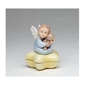  You Are Beary Special Boy Angel in Blue Robe w/ Bear on 