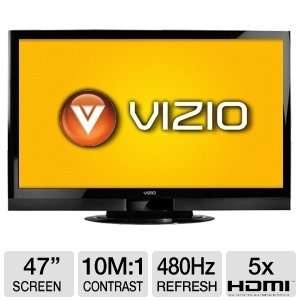  Vizio 47 Class Full Array TRULED LCD 3D HDTV Electronics