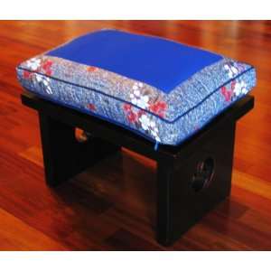   Bench & Cushion Set   Blue Indochine 