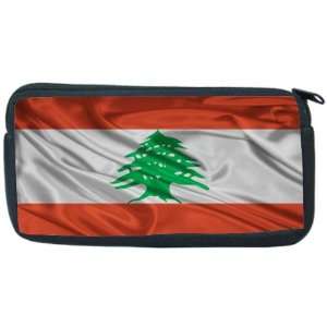  Lebanon Flag Neoprene Pencil Case   pencilcase   Ipod Case 