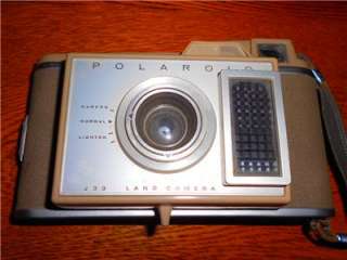 Vintage Polaroid J33 Land Camera and case  