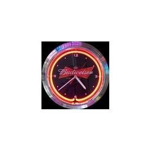  Budweiser Bowtie Neon Art Clock   by Neonetics