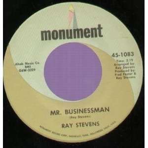    MR BUSINESSMAN 7 INCH (7 VINYL 45) US MONUMENT RAY STEVENS Music