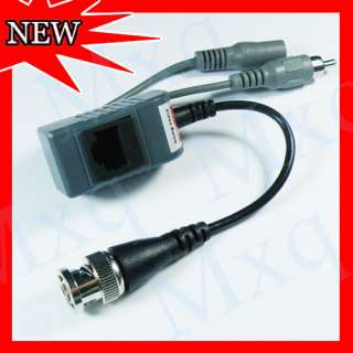 BNC Coax CCTV Audio Video Power Balun Transceiver Cable  