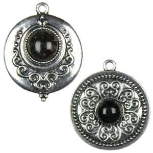  Cousin Jewelry Basics 2 Piece Round Cabochon Accent 