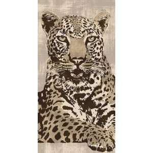  Andrew Cooper 19.625W by 39.375H  Leopard CANVAS Edge 