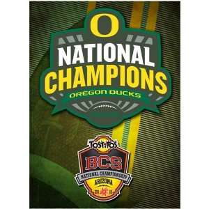  NCAA Oregon Ducks 2010 BCS National Champions Shield Throw 