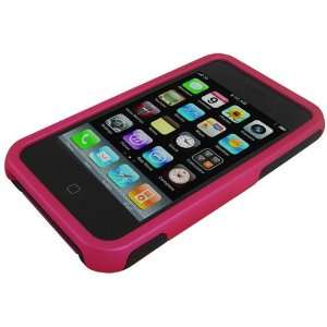  Modern Tech Shocking Pink Dual Case for Apple iPhone 3G 