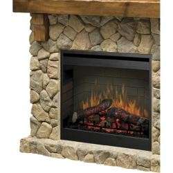 NEW Dimplex Stone Electric Flame Mantel Fireplace  