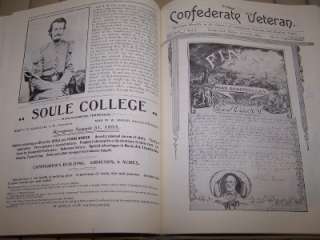 Confederate Veteran Magazine 40 vol. set 1 40 1893 1932  