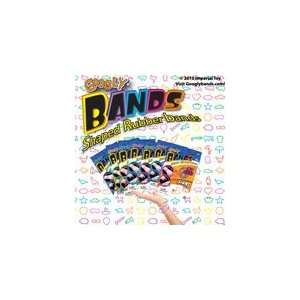  BANDS HOLLYWOOD SHAPED RUBBER BANDS 12 Collectible Bands Package Toys