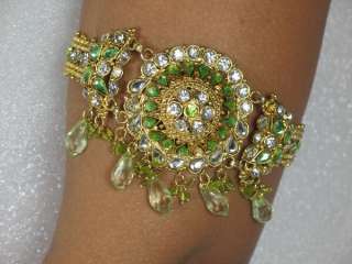 Bollywood Belly Dance Costume Jewellery Armlet Green  