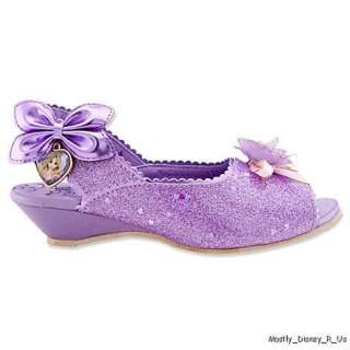   Tangled Rapunzel Princess Costume Dress Up Shoes Heels Purple  