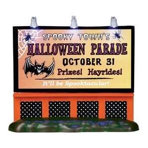  2010 Spooky Town Halloween Parade Lighted Sign Accessory 