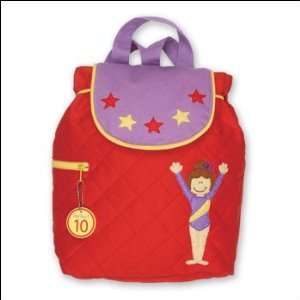  Stephen Joseph Kids Gymnastics Quilted Backpack Toys 