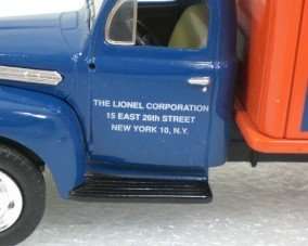 First GEAR 1951 Ford F 6 Truck LIONEL TRAINS New York  
