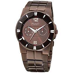 Kenneth Cole Mens Brown Ion plated Bracelet Watch  