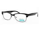   Glasses AR Browline Black Retro Unisex Geek Reader Clubmaster classic