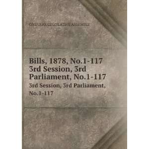 Bills, 1878, No.1 117. 3rd Session, 3rd Parliament, No.1 117
