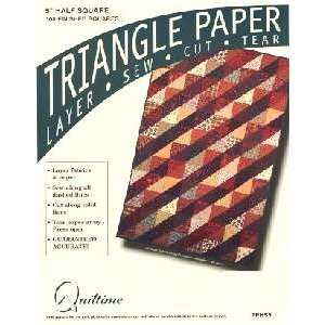   Triangle Paper 5 Inch Half Square by Quiltime Arts, Crafts & Sewing
