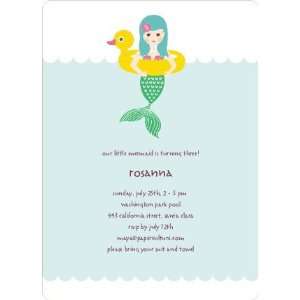  The Little Mermaid Birthday Invitations Health & Personal 