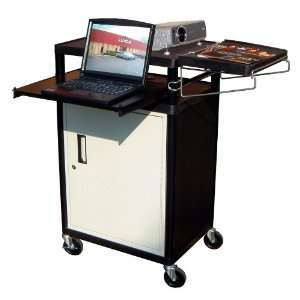   Cart w Locking Cabinet & Electrical Outlets